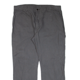 DICKIES Carpenter Workwear Mens Trousers Grey Relaxed Straight W40 L30