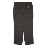 CARHARTT Workwear Mens Trousers Grey Relaxed Straight W38 L31