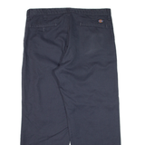 DICKIES Workwear Mens Trousers Blue Loose Straight W36 L27