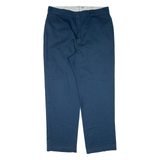 DICKIES Workwear Mens Trousers Blue Regular Straight W38 L30