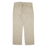 LEVI'S Mens Trousers Beige Regular Straight W36 L30