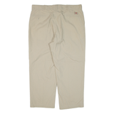 DICKIES Workwear Mens Trousers Beige Loose Straight W38 L26