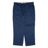 DICKIES 874 Workwear Mens Trousers Blue Regular Straight W38 L29
