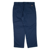DICKIES 874 Workwear Mens Trousers Blue Regular Straight W38 L29