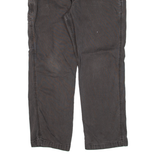 CARHARTT Workwear Mens Trousers Grey Relaxed Straight W36 L25