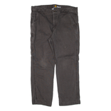 CARHARTT Workwear Mens Trousers Grey Relaxed Straight W36 L25