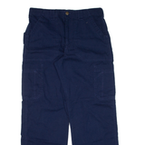 CARHARTT Workwear Womens Trousers Blue Loose Straight W30 L29
