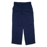 CARHARTT Workwear Womens Trousers Blue Loose Straight W30 L29