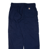 CARHARTT Workwear Womens Trousers Blue Loose Straight W30 L29