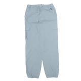ADIDAS Boys Trousers Blue Relaxed Tapered W28 L30