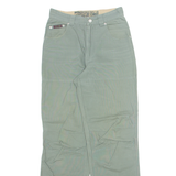 HRN Womens Trousers Green Relaxed Straight W28 L34