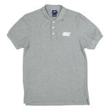 NIKE Mens Polo Shirt Grey M