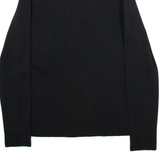 LACOSTE Slim Fit Womens Polo Shirt Black Long Sleeve XS