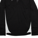 PUMA Mens Polo Shirt Black Long Sleeve L