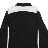 PUMA Mens Polo Shirt Black Long Sleeve L