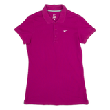 NIKE Womens Polo Shirt Pink M