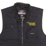OVERSIDE Racing Utility Mens Biker Gilet Black L