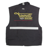 OVERSIDE Racing Utility Mens Biker Gilet Black L