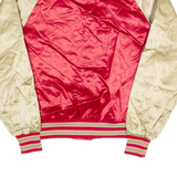 SWINGSTER Birmingham Stallions Mens Varsity Jacket Red Nylon 90s USA S