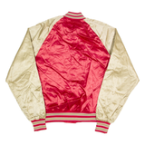 SWINGSTER Birmingham Stallions Mens Varsity Jacket Red Nylon 90s USA S