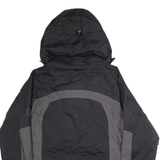 JACK WOLFSKIN Womens Rain Jacket Grey Hooded UK 8