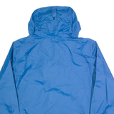 HELLY HANSEN Mens Rain Jacket Blue Hooded M