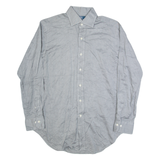 RALPH LAUREN Regent Mens Plain Shirt Grey Long Sleeve L