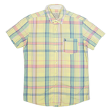 JACK WILLS Mens Shirt Yellow Check M