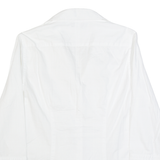 JAEGER Womens Plain Shirt White Long Sleeve M