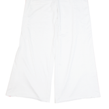 REEBOK CLASSIC Womens Sweatpants White Wide-Leg M W30 L31