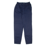 TEDDY'S Workwear Womens Trousers Blue Regular Mom W26 L31