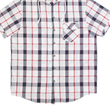 LEE COOPER Check Lightweight Mens White Hoodie XL