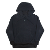 NIKE Fleece Oversized Womens Black Hoodie S