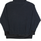 NIKE Fleece Oversized Womens Black Hoodie S