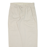 DOCKERS Mens Trousers Beige Relaxed Straight W34 L30