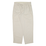 DOCKERS Mens Trousers Beige Relaxed Straight W34 L30