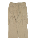 Military Cargo Mens Trousers Beige Regular Straight W29 L32