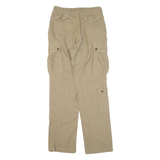 Military Cargo Mens Trousers Beige Regular Straight W29 L32