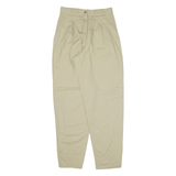 Womens Trousers Beige Relaxed Tapered W27 L30