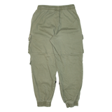 FB SISTER Cargo Womens Trousers Green Relaxed Tapered W26 L25