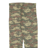 Cargo Camo Womens Trousers Green Regular Straight W32 L26