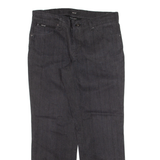 H.I.S Womens Trousers Black Regular Straight W34 L29