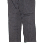H.I.S Womens Trousers Black Regular Straight W34 L29
