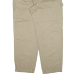 BERSHKA Carpenter Mens Trousers Green Relaxed Straight W35 L30