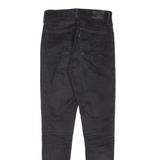 LEVI'S 720 High Rise BIG E Womens Jeans Black Slim Skinny W27 L30