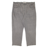 LEVI'S Ribcage Ankle Womens Jeans Grey Relaxed Straight W40 L26