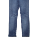 LEVI'S Modern Rise Womens Jeans Blue Slim Straight Stone Wash W28 L30