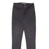 LEVI'S 721 High Rise Womens Jeans Black Slim Skinny W28 L32