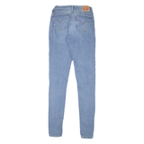 LEVI'S 710 Womens Jeans Blue Slim Skinny Stone Wash W24 L34