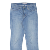 LEVI'S Slimming Womens Jeans Blue Slim Straight Stone Wash W28 L28